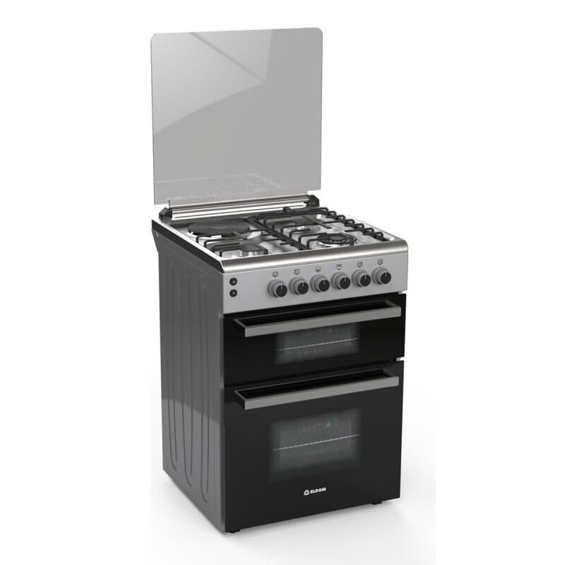 Cocina Combinada Eldom Verona Doble Horno 3h + 1 Disco Inox Cocina Combinada Eldom Verona Doble Horno 3h + 1 Disco Inox