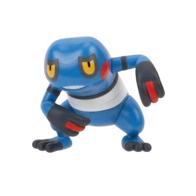 Poké Ball Surprise Attack Game Pokémon Croagunk + Pokeball