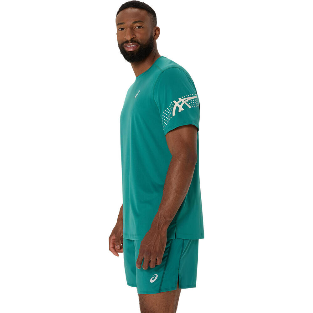 ASICS Icon Ss Top - Hombre Rainy Lake