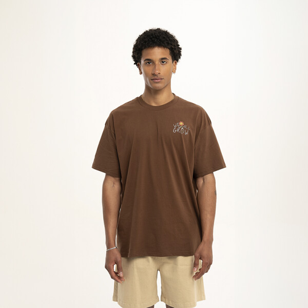Remera Pulau Lunita Marrón
