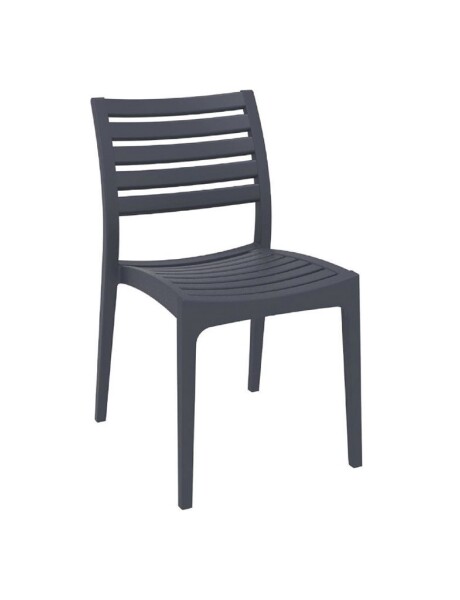 SILLA DALLAS POLIPROPILENO 58x46x84CM GRIS SILLA DALLAS POLIPROPILENO 58x46x84CM GRIS