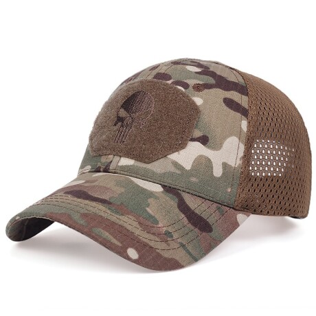 Gorros Punisher con velcro Multicam