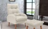 Combo Poltrona con Puf - Nantes Beige