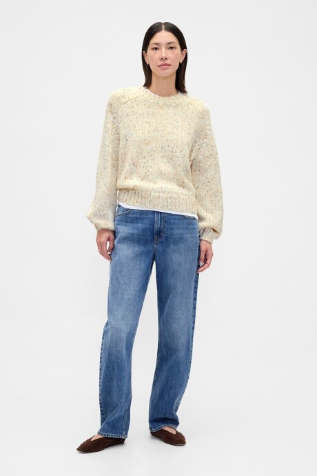 Buzo Relaxed Algodón Mujer Pastel Multi