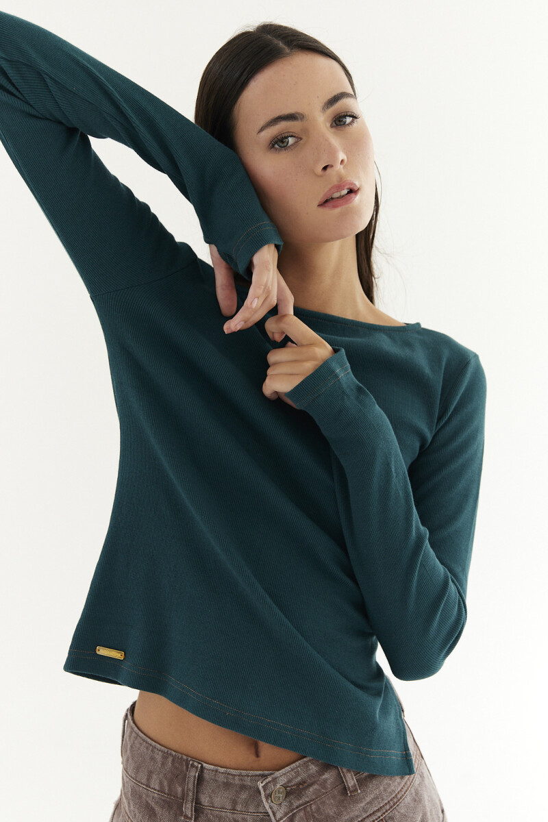 Remera Bree Petroleo