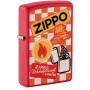 Encendedor ZIPPO 48998 C/Diseño Rojo 0