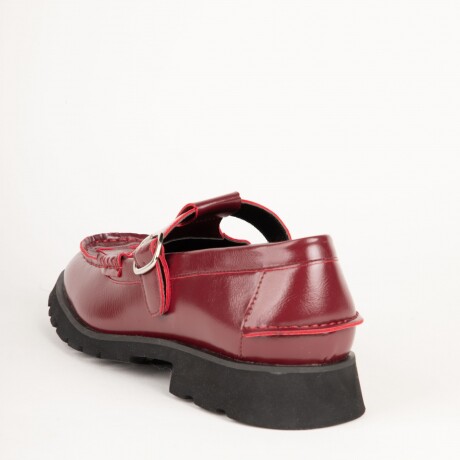 ZAPATO BANDO Rojo Oscuro