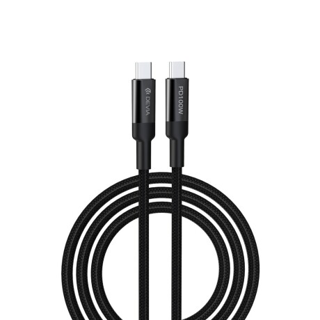 CABLE USB-C A USB-C 100W DEVIA EXTREME SPEED SERIES Negro