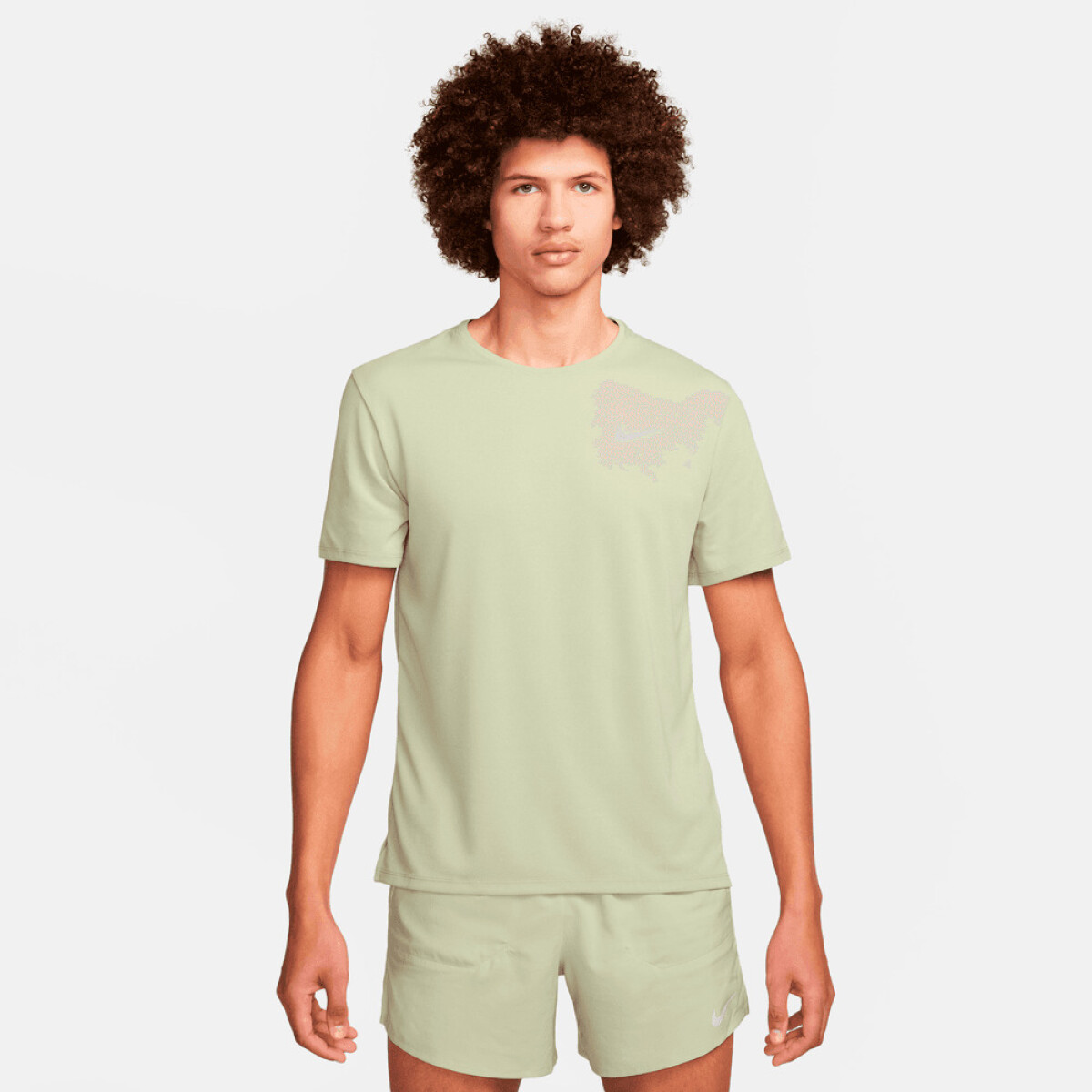 Camiseta Nike Miler de Hombre - Gris 