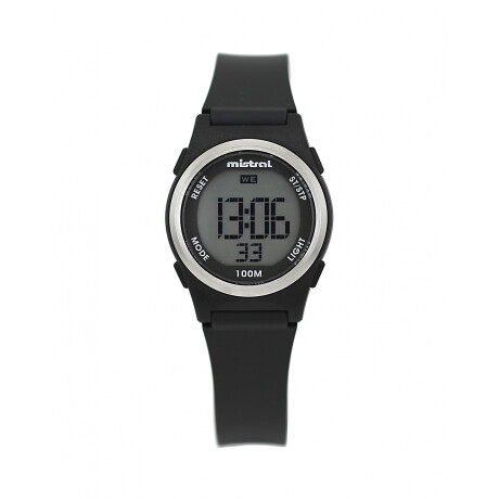 Reloj Mistral Deportivo Silicona Negro. "Producto sin caja" 0