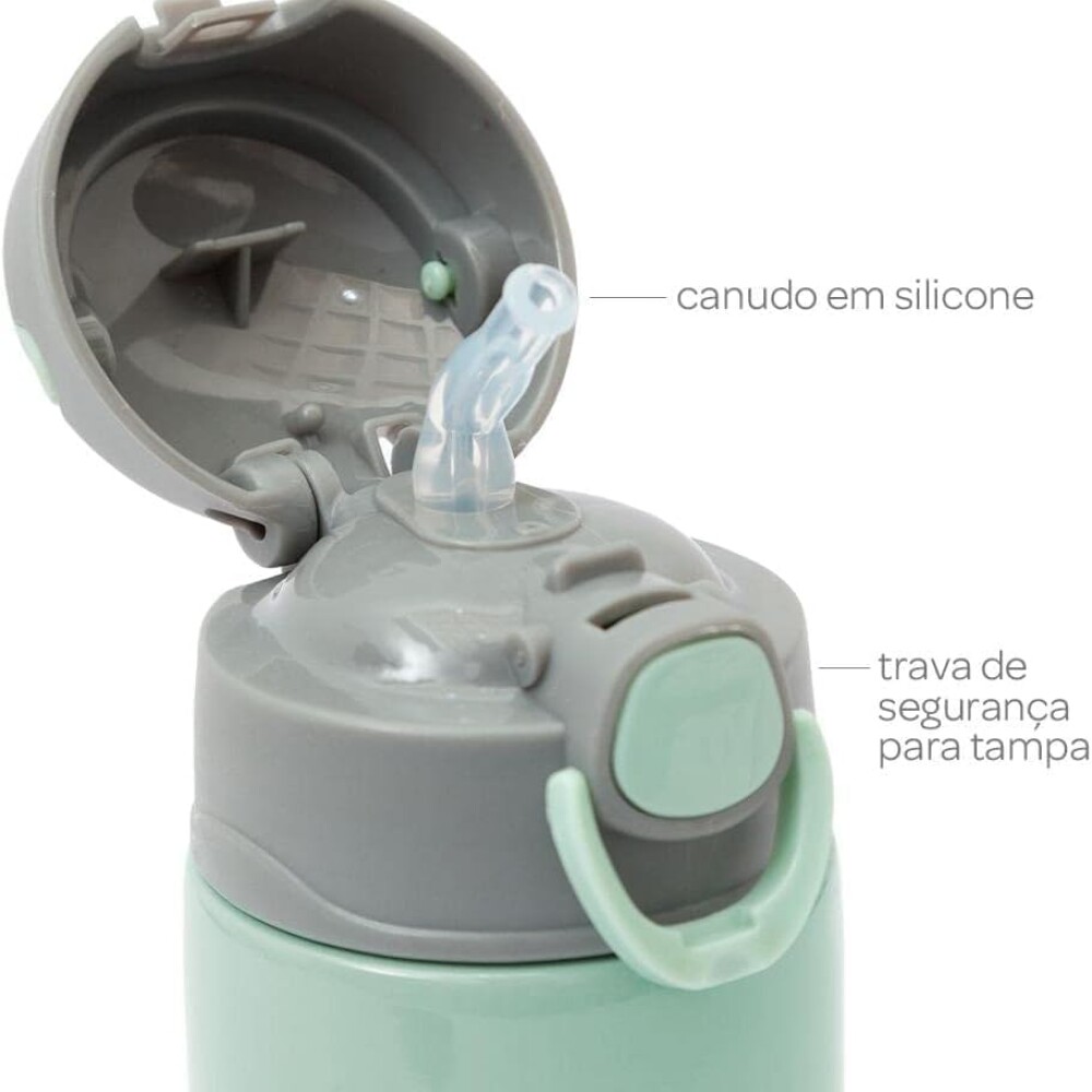 Vaso termico oso GUMMY buba verde