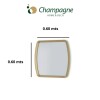 ESPEJO FRAME 60X60. ESPEJO PLATA LACA BRONCE ESPEJO FRAME 60X60. ESPEJO PLATA LACA BRONCE