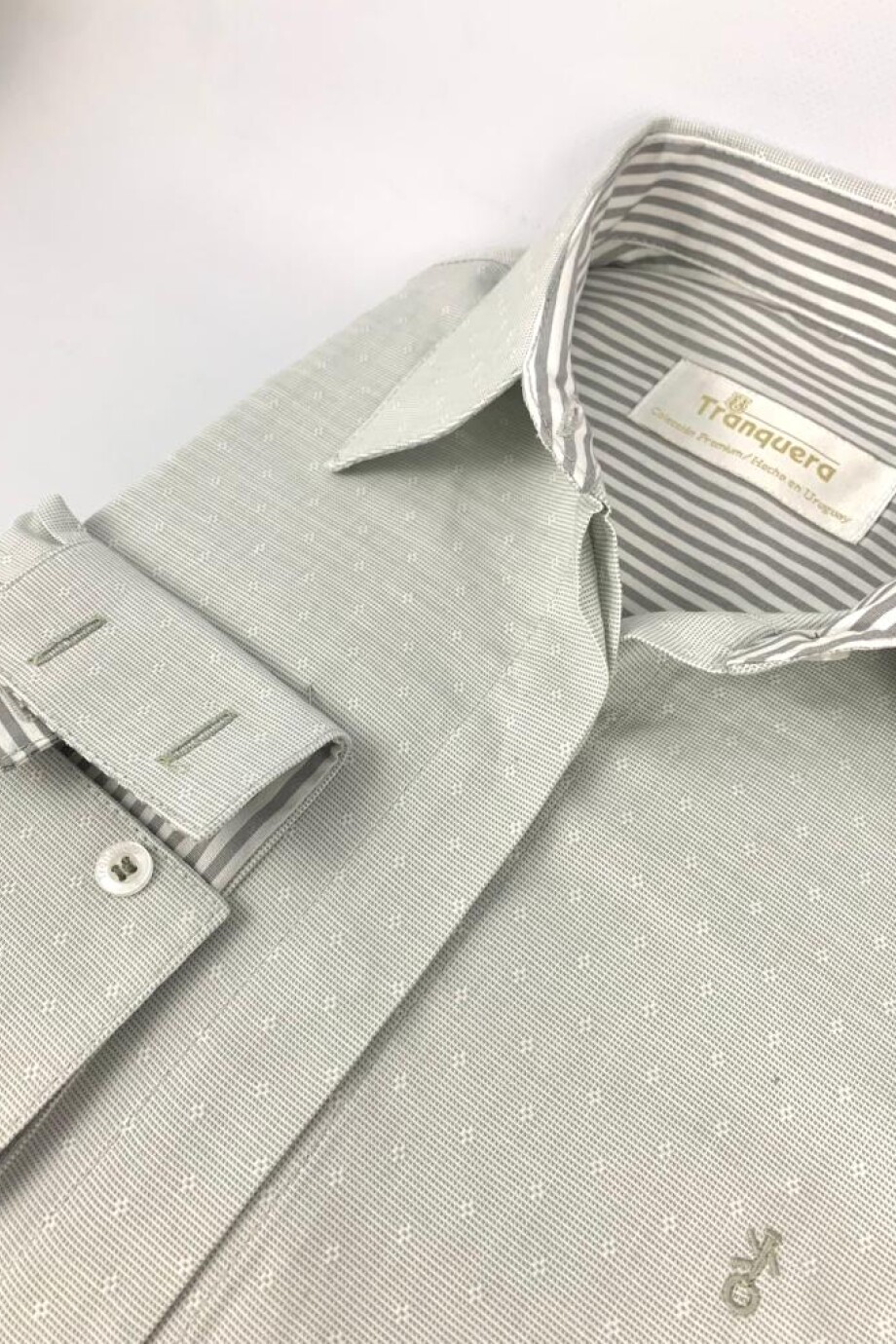 Camisa Puerto Gris con flores