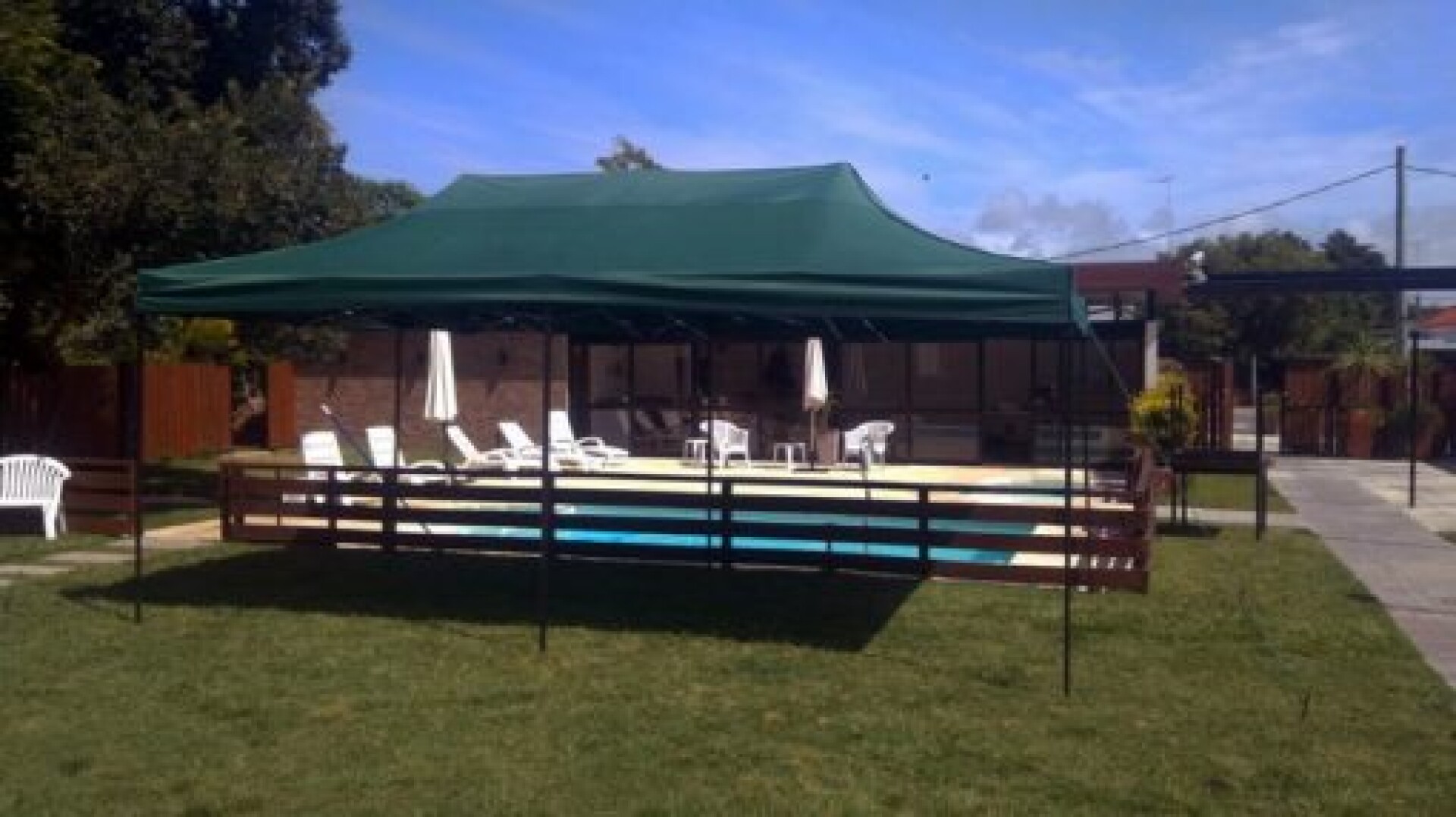 GAZEBO MAGNUM 6X3 AUTOARMABLE VERDE 