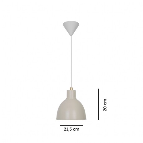 ARTEFACTO COLGANTE DECORATIVO ALPHA Lámpara Colgante Alpha Beige