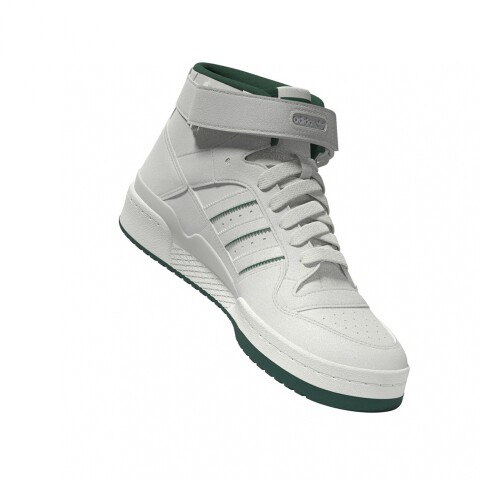 Championes adidas Forum Mid Cloud White/collegiate Green/cloud White
