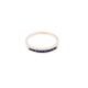 Anillo medio sin fin oro 18 k zafiros azules carré. Anillo medio sin fin oro 18 k zafiros azules carré.