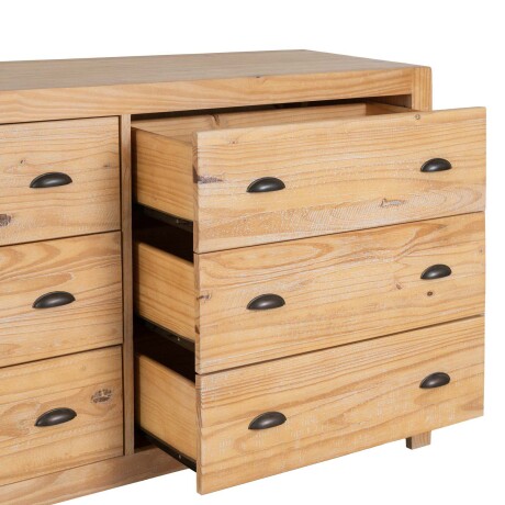 CÓMODA CAJONERA MADERA NATURAL-BEIGE MONTAUK