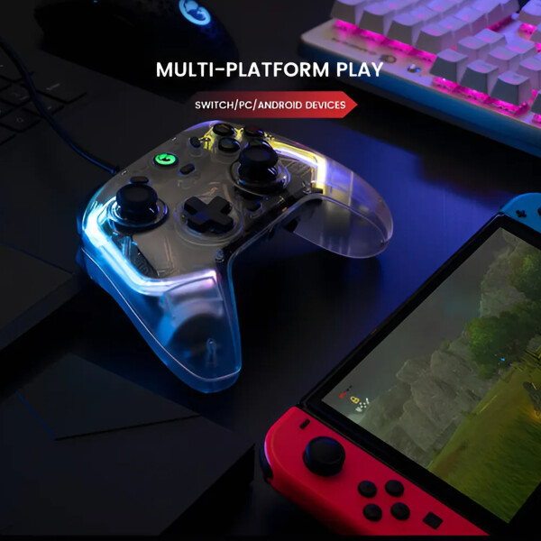 Joystick Gamesir T4 Kaleid Pc Android Switch Cableado JOYSTICK GAMESIR T4 KALEID MULTI PLATAFO