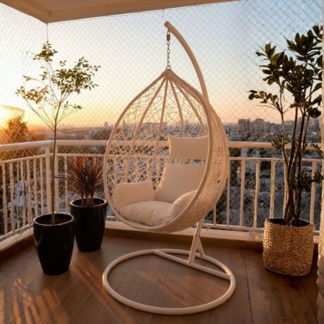 Hamaca Nido Colgante Blanco