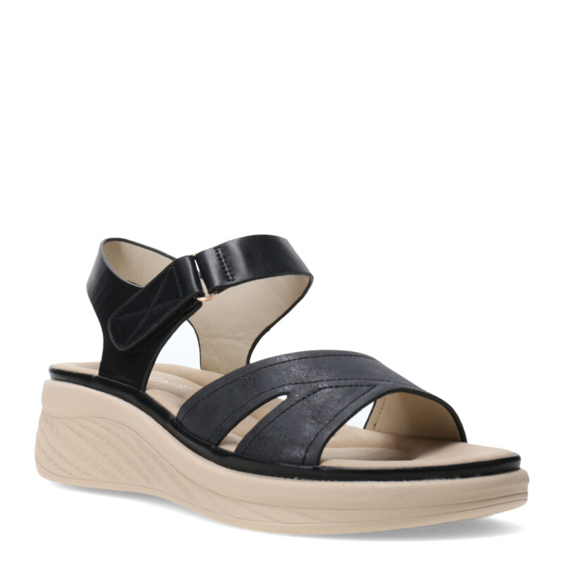 Sandalias de Mujer Lady Confort Duxi Con Tobillera Negro