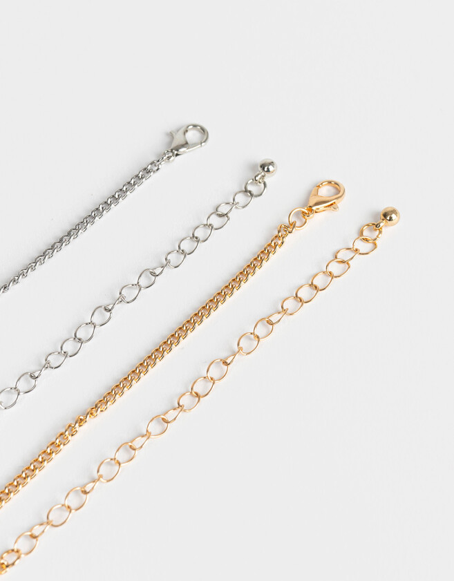 Collares para compartir Animalito Set De Collares Para Compartir De Osito - Dorado
