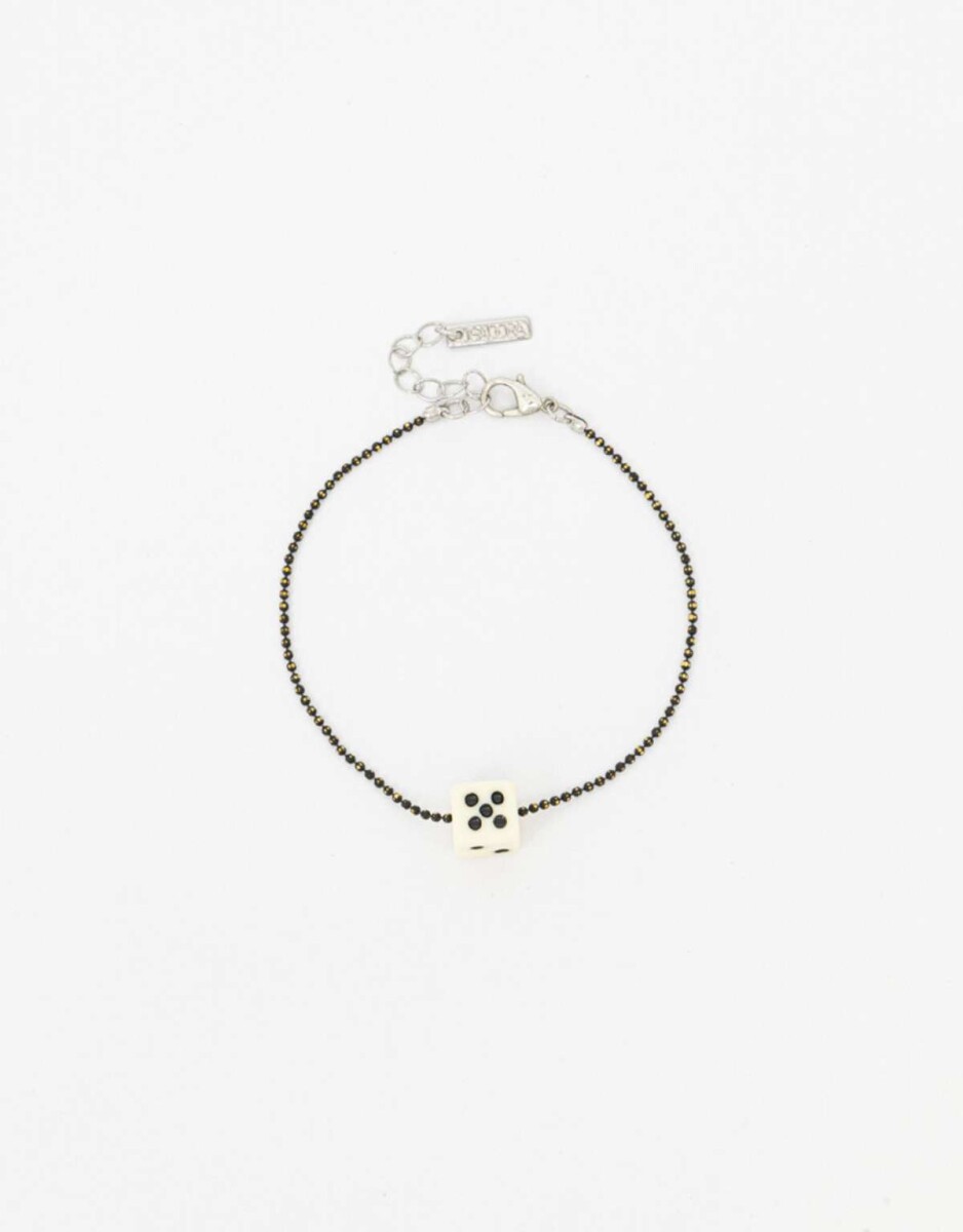 Pulsera Flexible Dado - Negro 