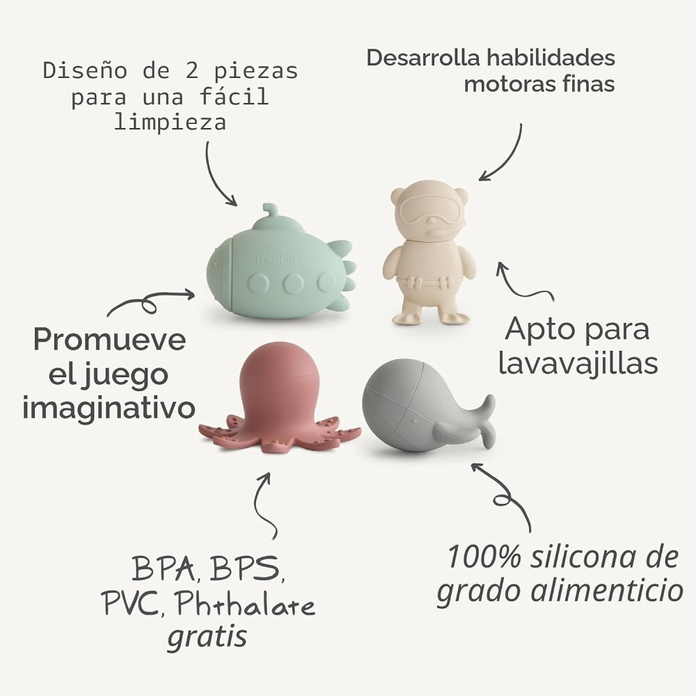 Set x4 juegos para baño AK pastel Set x4 juegos para baño AK pastel