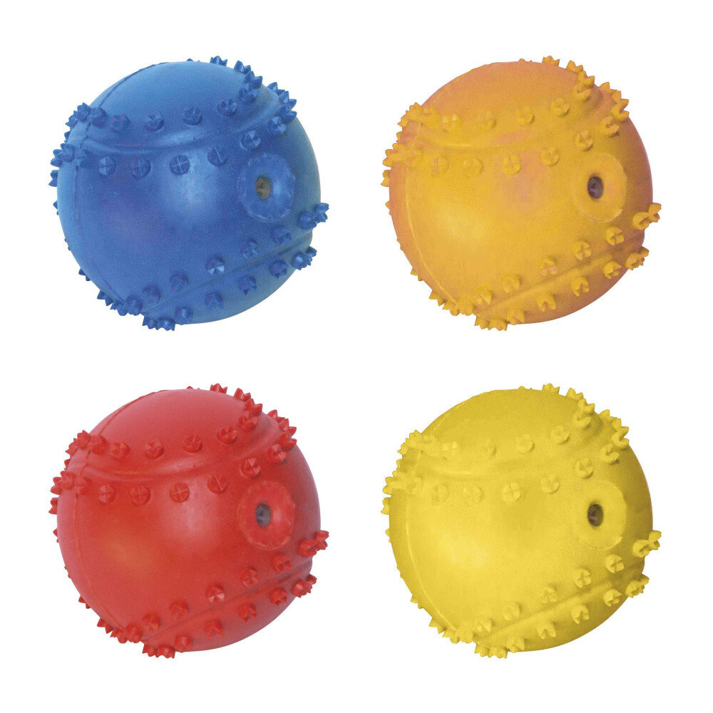 PELOTA BEISBOL CON SONIDO DIAM 6CM PELOTA BEISBOL CON SONIDO DIAM 6CM