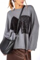 Sweater Mosaic Gris