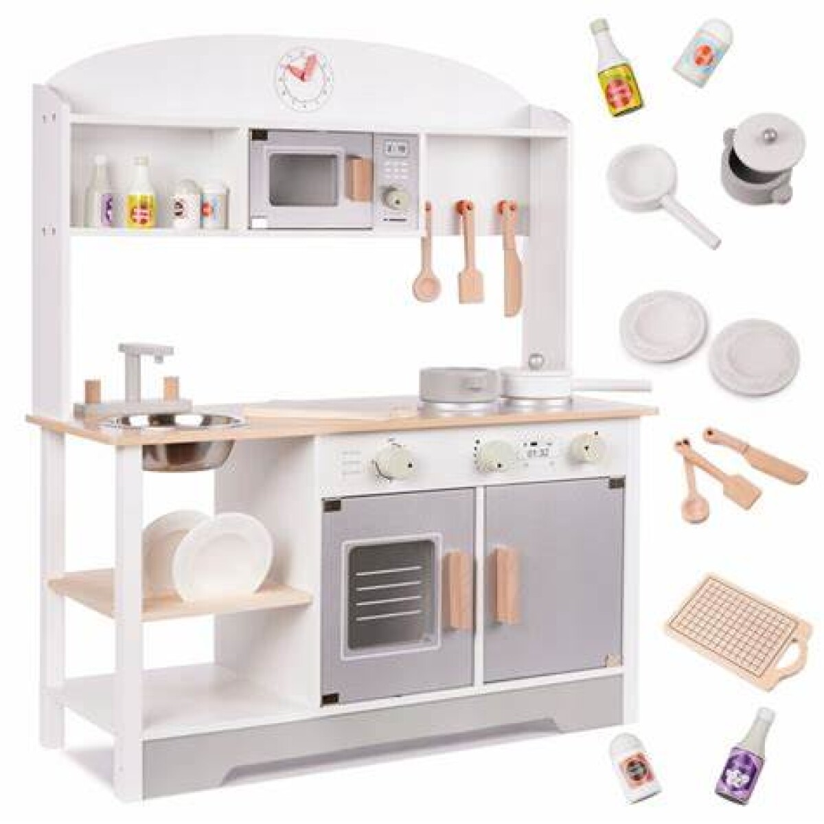 Cocina Infantil De Madera Completa (SOLO VENTA WEB) 