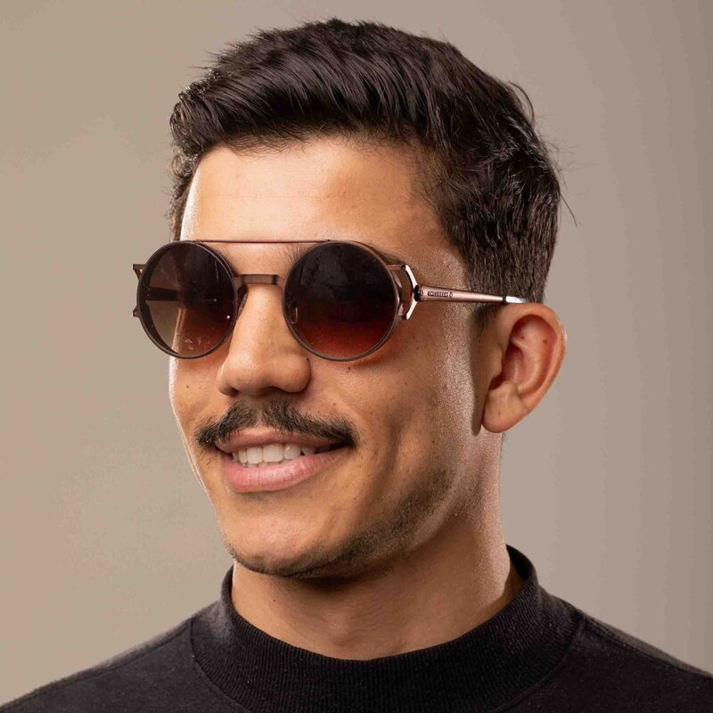 Lentes de Sol Chilli Beans Alok Nature Tech Negro - Plateado