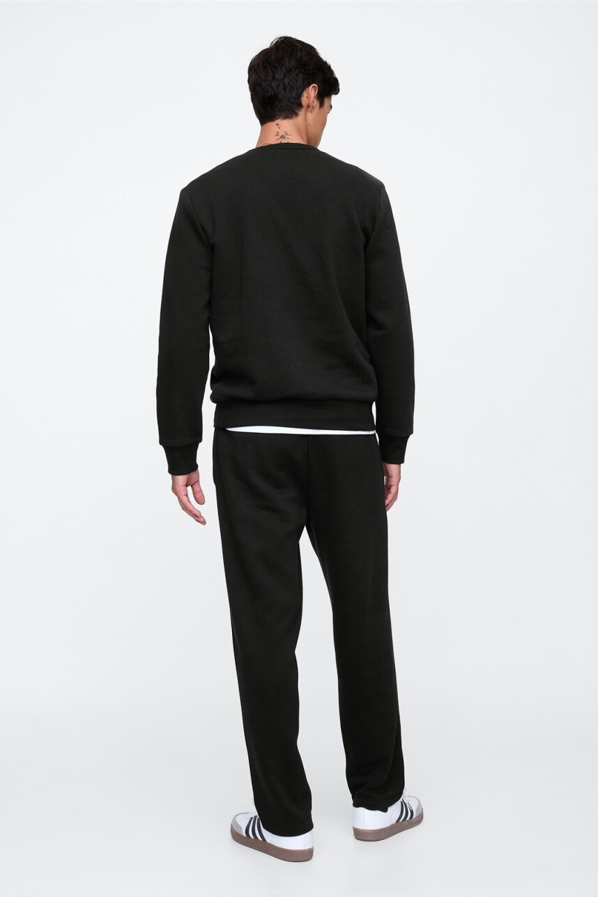 Pantalón Deportivo Recto Hombre Black 013