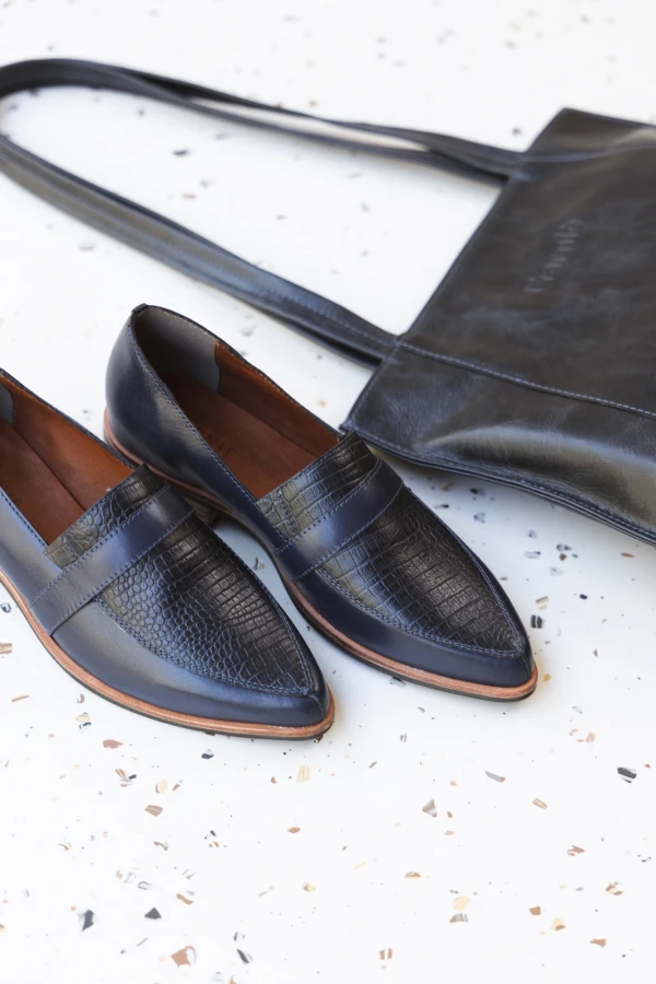 Mocasín Vicky Azul