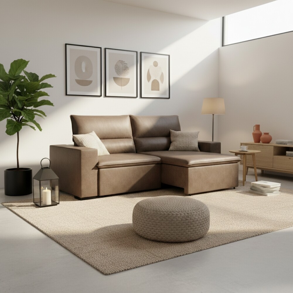 SOFÁ SILLÓN RECLINABLE RETRÁCTIL EXTENSIBLE - CON CHAISE SOFÁ SILLÓN RECLINABLE RETRÁCTIL EXTENSIBLE - CON CHAISE