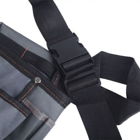 Cinturón Bolsa Porta Herramientas Multiuso Bolsillos Correas Gris