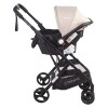 Coche de bebé Bebesit Travel System Vox con cubrepiés Beige