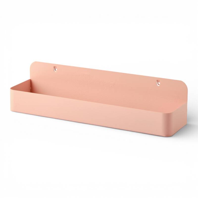 Caja cuadrada grande para panel perforado pegboard metálico Rosado