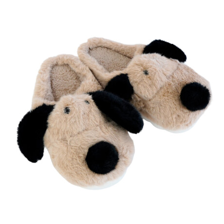 Pantufla perro con orejas Pantufla perro con orejas