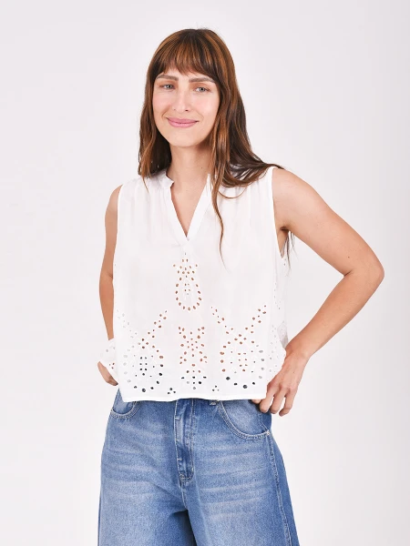 BLUSA MARINE BLANCO