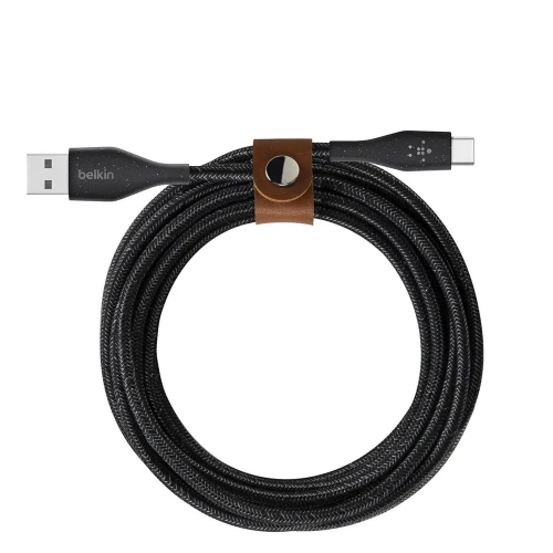 Cable de carga Belkin USB-A a USB-C 1.2mt Negro DuraTek Cable de carga Belkin USB-A a USB-C 1.2mt Negro DuraTek