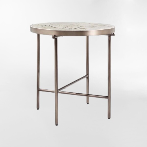 Mesa Auxiliar CELLINI Blanco - -