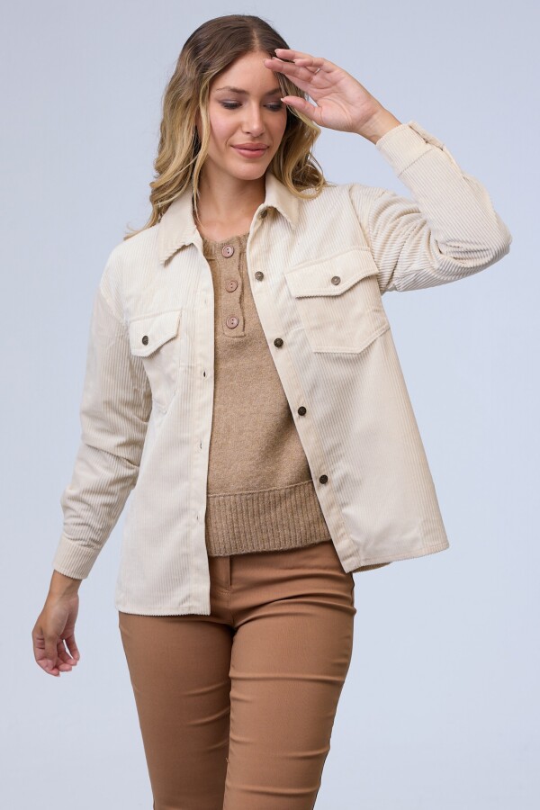 Sobrecamisa Corderoy CRUDO