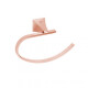 TOALLERO ARO METAL URBANO BRONCE ROSE GOLD MATE PIEZA BRONCE-ROSE GOLD