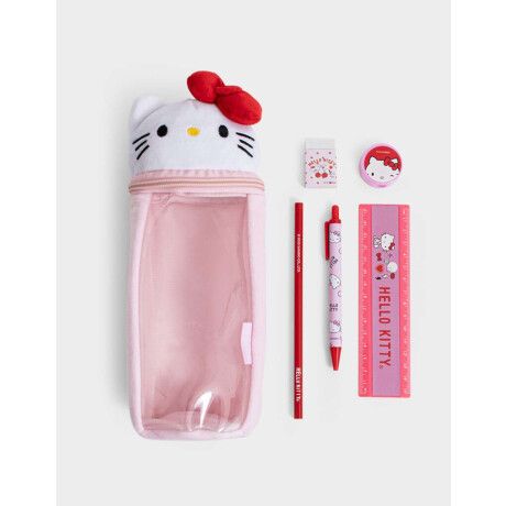 Set De Librería En Cartuchera Combinacion Multicolor