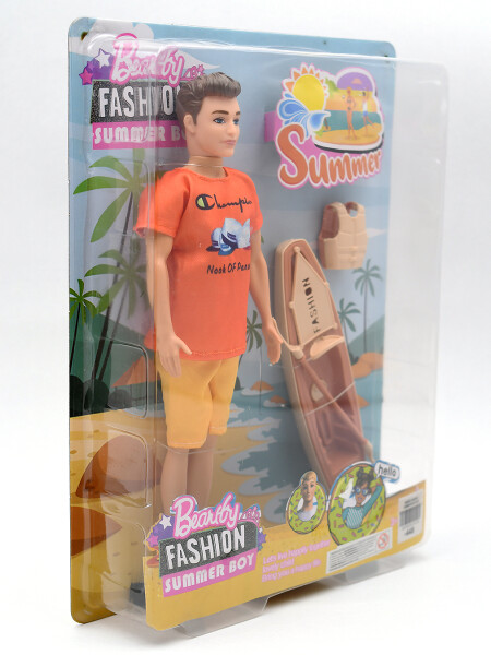 MUÑECO FASHION SUMMER BOY NARANJA
