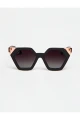 Lentes Tiwi Hexagon Ii Rubber Bicolor Black/pink With Burgundy Gradi