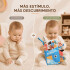 Libro Sensorial para Bebé con Colas, Mordillo y Sonidos Azul