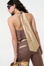 TOP HALTER Chocolate