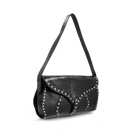 CARTERAS VENET - CUERO RAMUSA NEGRO